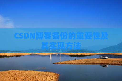 CSDN博客备份的重要性及其实现方法
